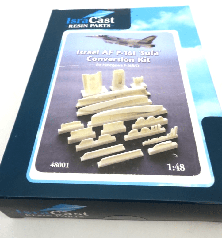 Isracast 1/48 48004 - 600 Gallon Fuel Tanks for F-16 Fighting Falcon (Hasegawa) - WISE GUYS HOBBIES LLC