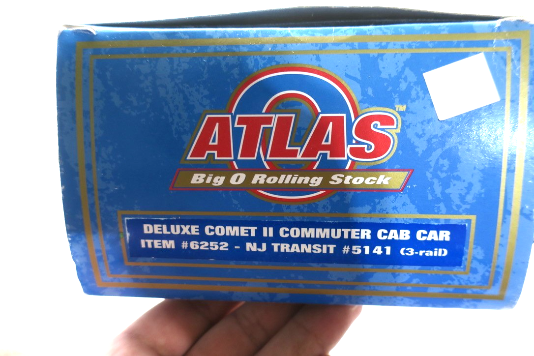 Atlas DELUXE COMET II COMMUTER CAB CAR ITEM 6252 - NJ TRANSIT 5141 (3 - rail) - WISE GUYS HOBBIES LLC