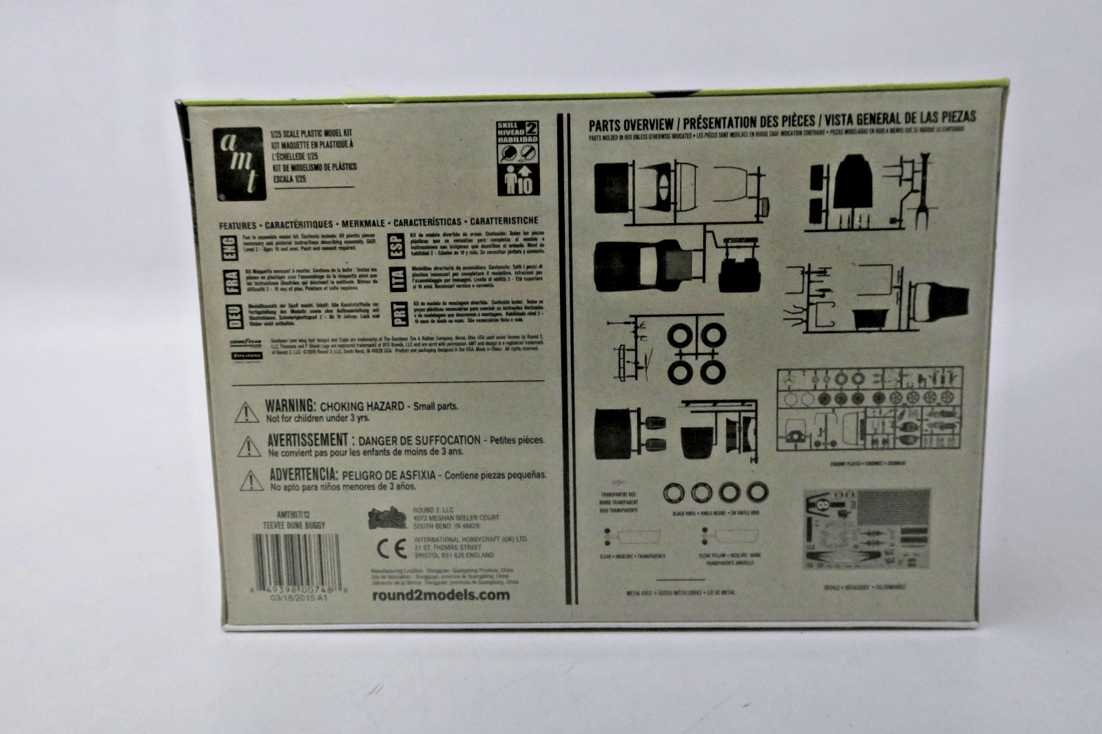 AMT 1/25 Teevee Dune Buggy Plastic Model Kit AMT907/12 SEALED - WISE GUYS HOBBIES LLC