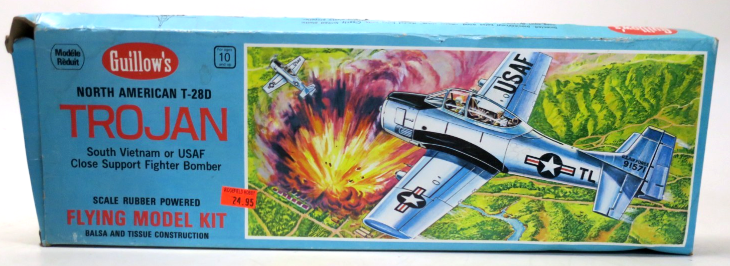 Guillows North American T - 28D Trojan Model Kit 901 - WISE GUYS HOBBIES LLC