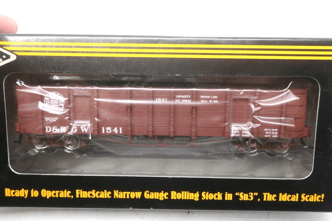NEW! Sn3 PBL D&RGW High Side Gondola 1541 1:64 - WISE GUYS HOBBIES LLC
