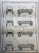 Heller 1/35 Volkswagen 82 Kubelwagen Model Kit 81106