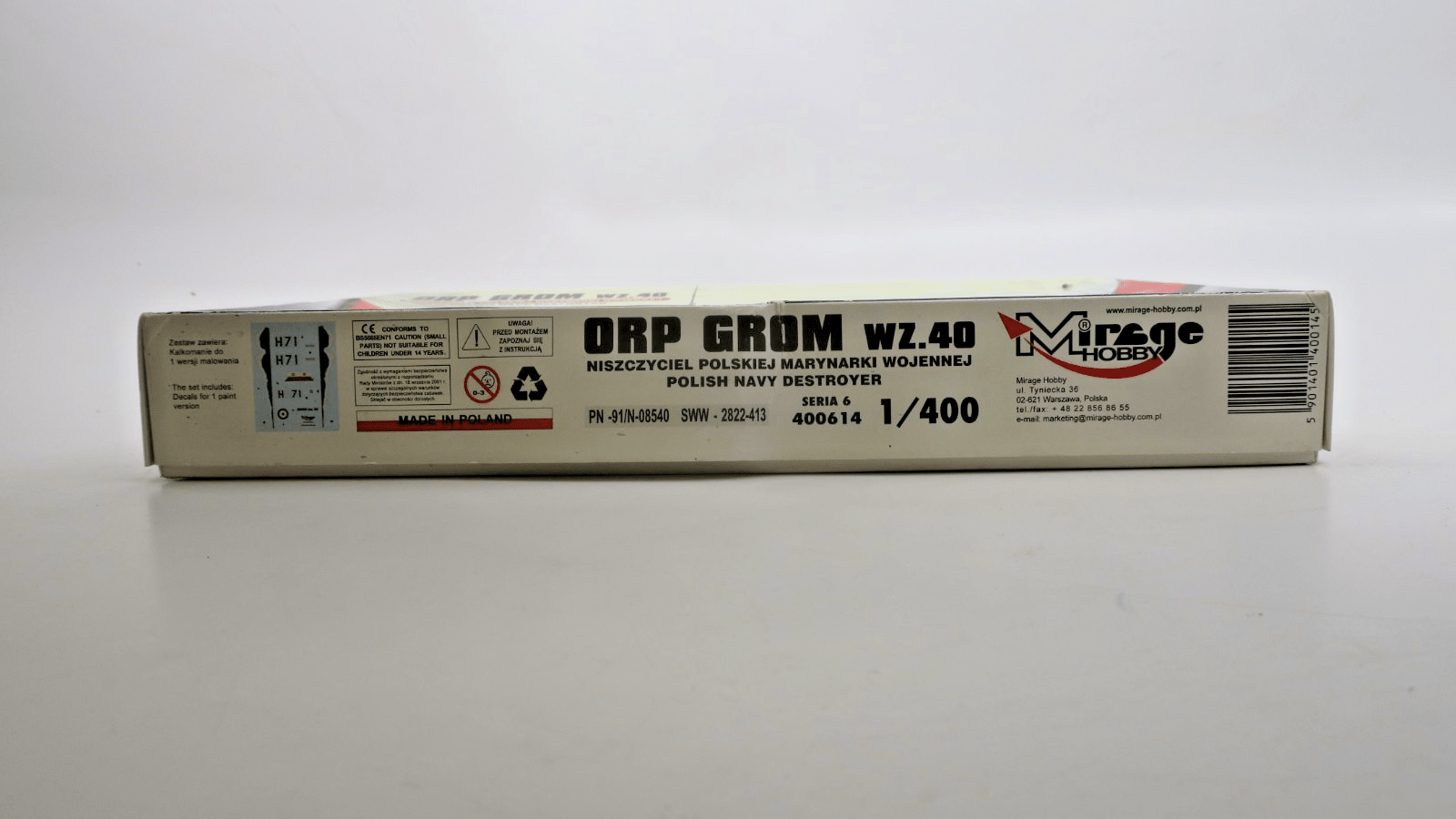 Mirage Hobby 1/400 ORP GROM WZ.40 Model Kit 400614 - WISE GUYS HOBBIES LLC