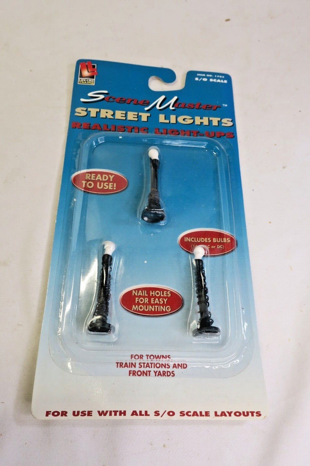 ESPEE - LIFE-LIKE - 433-1703 SCENE MASTER STREET LIGHTS - S SCALE / O SCALE - WISE GUYS HOBBIES LLC