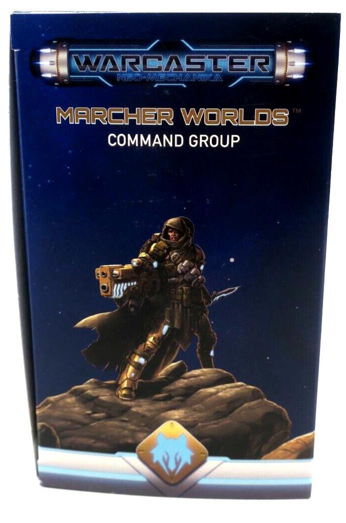 Privateer Press Warcaster Neo-Mechanica Marcher Worlds Command Group - WISE GUYS HOBBIES LLC