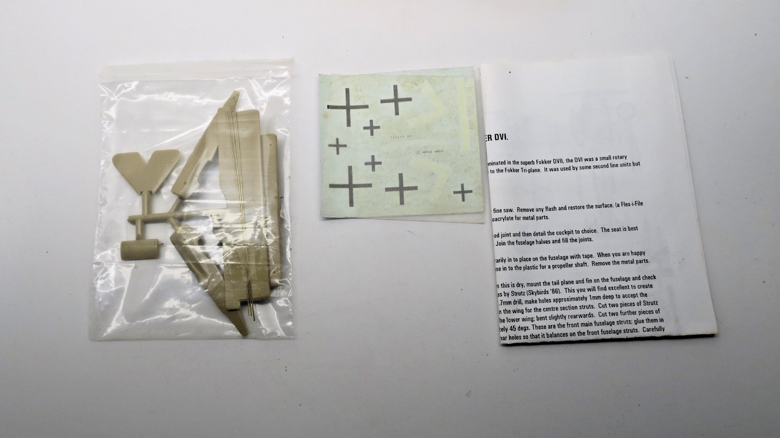Aeroclub 1/72 Fokker D. VI Model Kit - WISE GUYS HOBBIES LLC