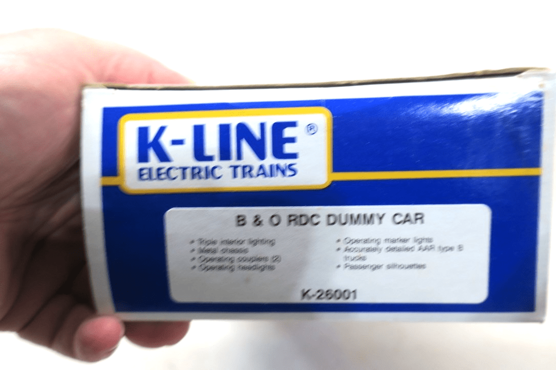 MDK K - Line K - 26001 Baltimore & Ohio Budd RDC Dummy Car - WISE GUYS HOBBIES LLC