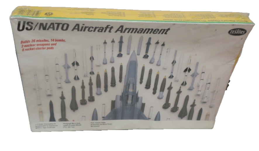VINTAGE Testors Italeri US/NATO Aircraft Armament 860 1/72 Model - WISE GUYS HOBBIES LLC
