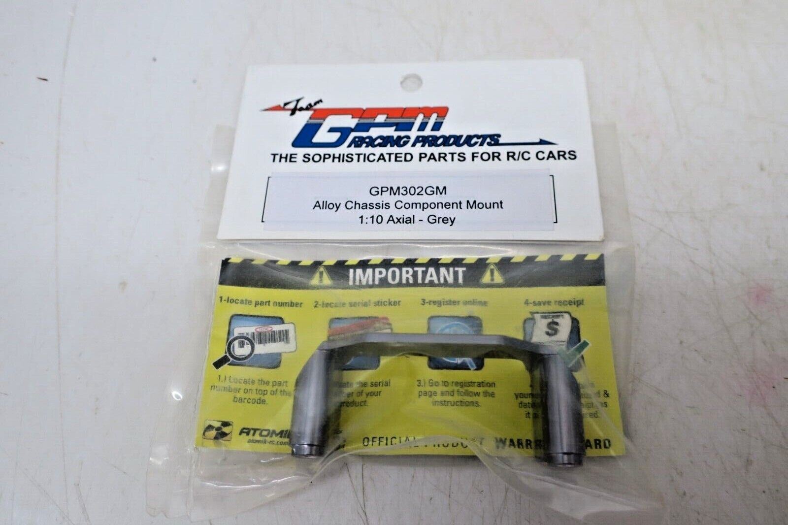 GPM CHASSIS COMPONENT MOUNT 1:10 AXIAL GPM302GM - WISE GUYS HOBBIES LLC