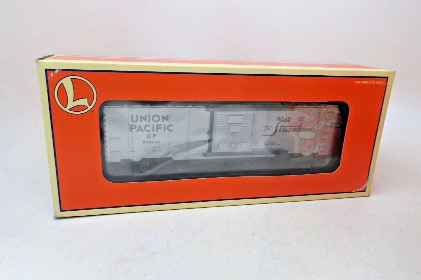LIONEL O-27 3-RAIL U P "ROAD OF THE STREAMLINERS" BOXCAR NO. 6-39208 - WISE GUYS HOBBIES LLC