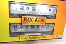 MTH 30 - 2162 - 1 O MTA R - 42 Silver Subway Set with Proto w/PS1 (Set of 4) LN/Box - WISE GUYS HOBBIES LLC