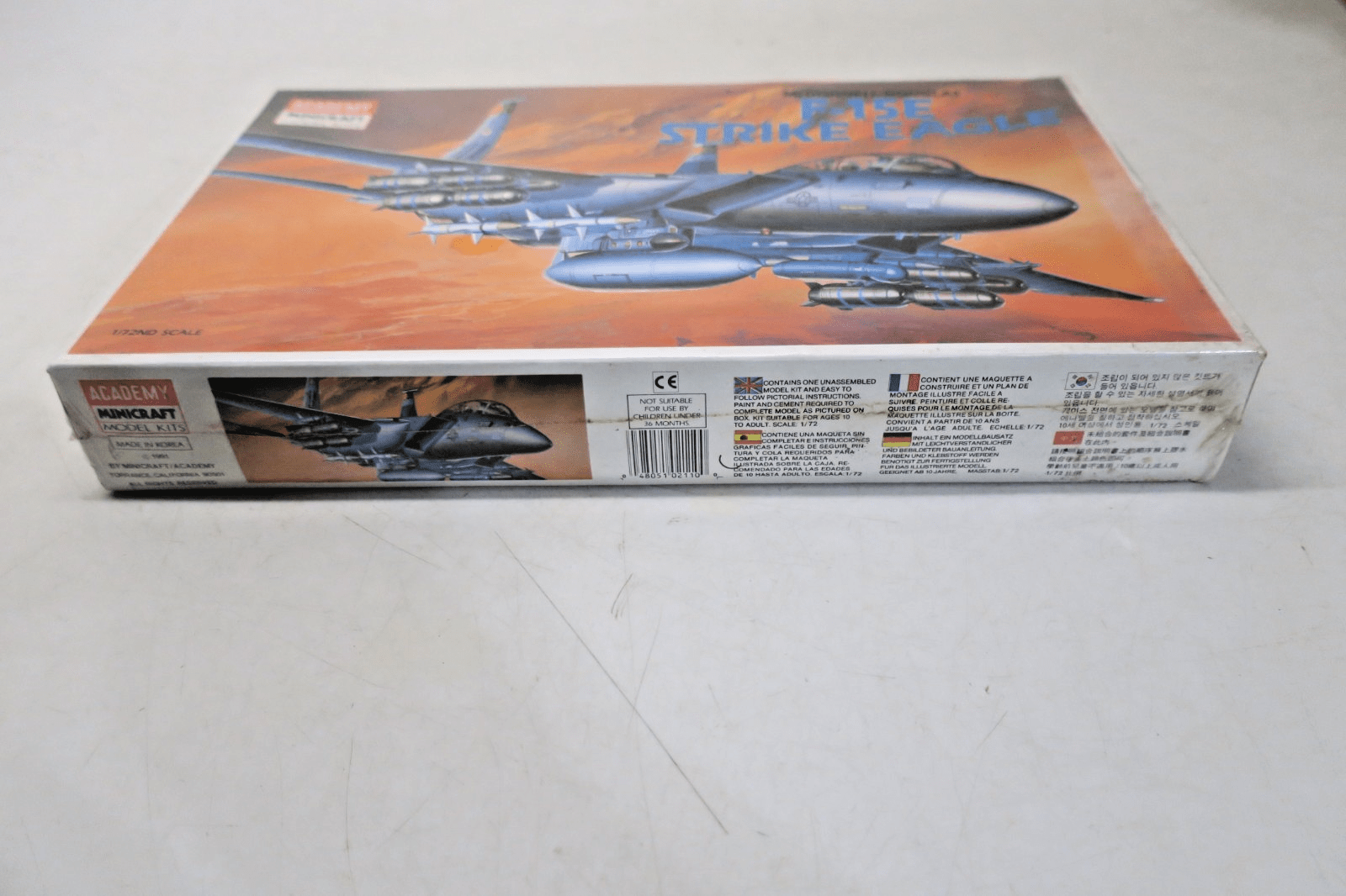 Academy 1/72 F - 15E Strike Eagle Model Kit 2110 SEALED - WISE GUYS HOBBIES LLC