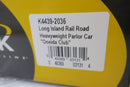 K Line Long Island Railroad Heavyweight Passenger Cars 4 Pack Rare K4439A - WISE GUYS HOBBIES LLC