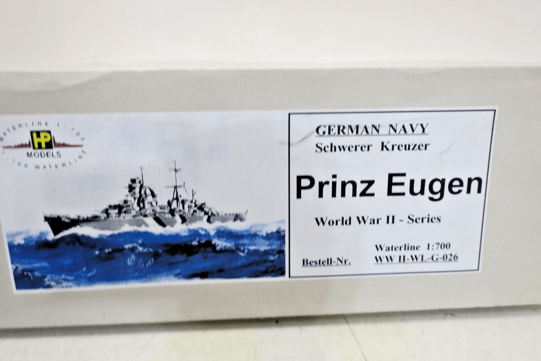 HP Models Prinz Eugen Resin kit Model Kit 1/700 World War 2 German Navy - WISE GUYS HOBBIES LLC
