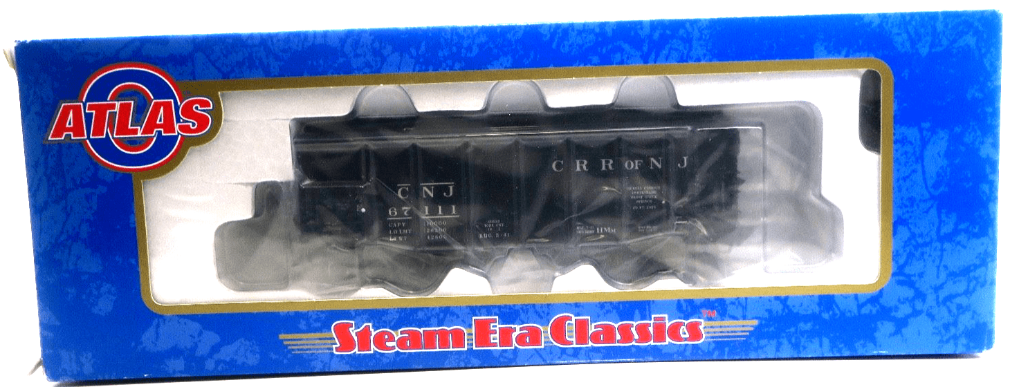 ATLAS O Scale 55 Ton Fishbelly Hopper Car 7762 - 2 CRR or NJ 67111 2 Rail - WISE GUYS HOBBIES LLC