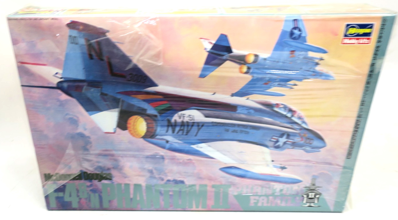 Hasegawa 1/48 F - 4 B/N Phantom II Model Kit 07005 SEALED - WISE GUYS HOBBIES LLC
