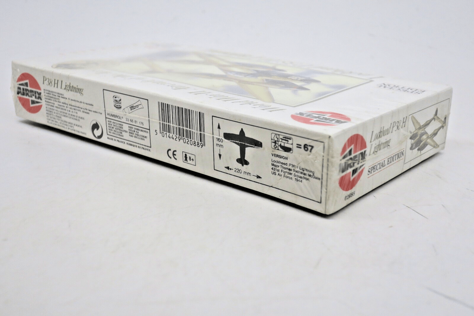 Sealed Airfix World War II Aircraft 1/72 Lockheed P38H Lightning Model Kit - WISE GUYS HOBBIES LLC