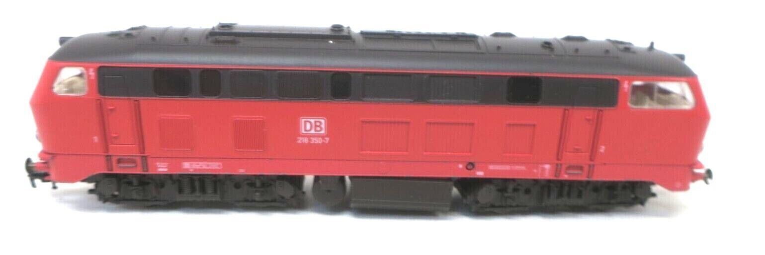 Fleischmann H0 6369 BR 218 350-7 Oriental Red Powered railcar - WISE GUYS HOBBIES LLC