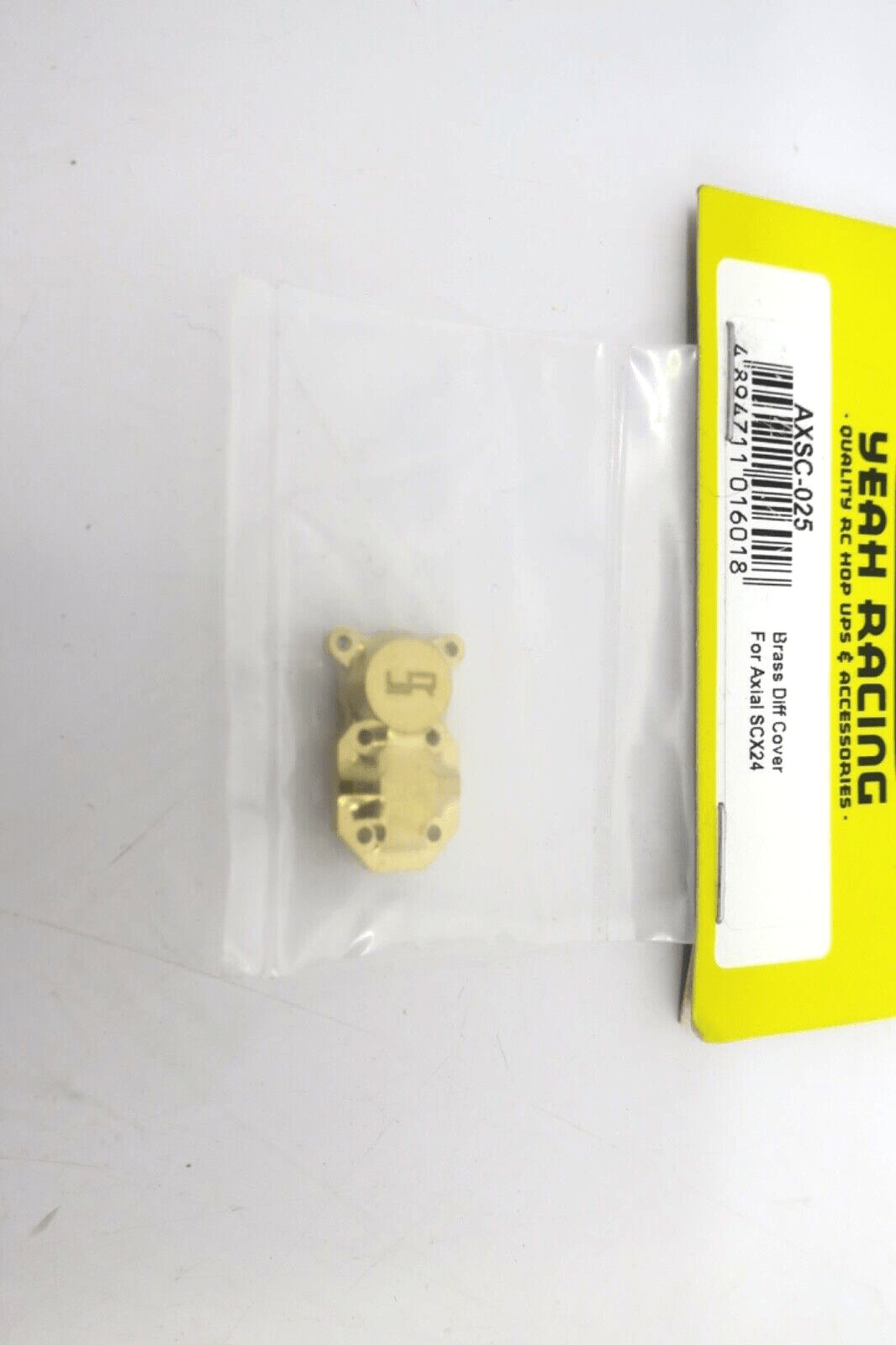 Yeah Racing AXSC-025 Brass Diff Cover : Axial SCX24 - WISE GUYS HOBBIES LLC