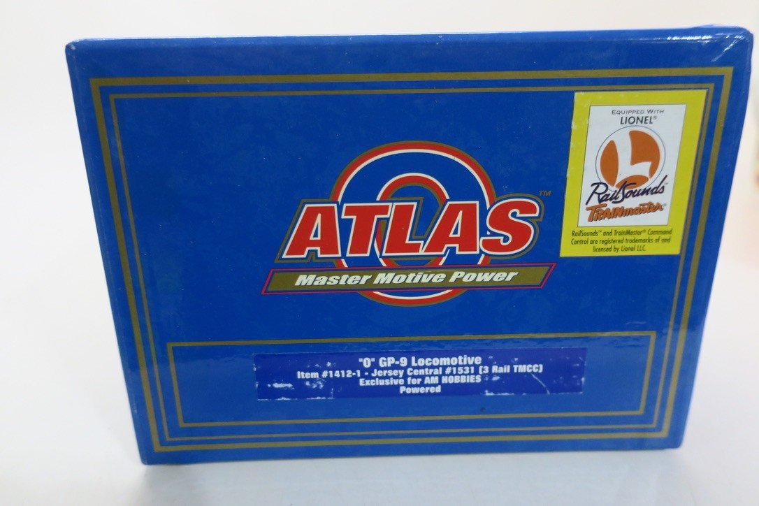 Atlas 1412 - 1 Jersey Central GP - 9 Diesel w/TMCC Railsound NIB - WISE GUYS HOBBIES LLC
