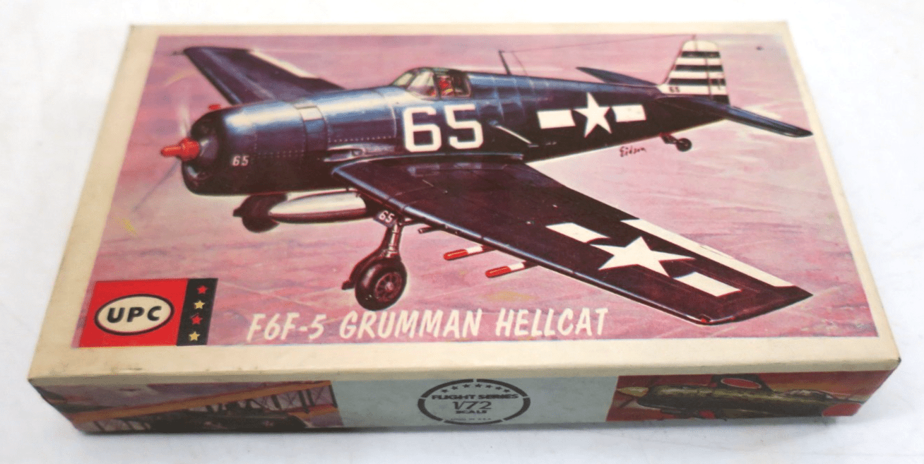 UPC 1/72 F6F - 5 Grumman Hellcat Model Kit 8010 - 49 - WISE GUYS HOBBIES LLC
