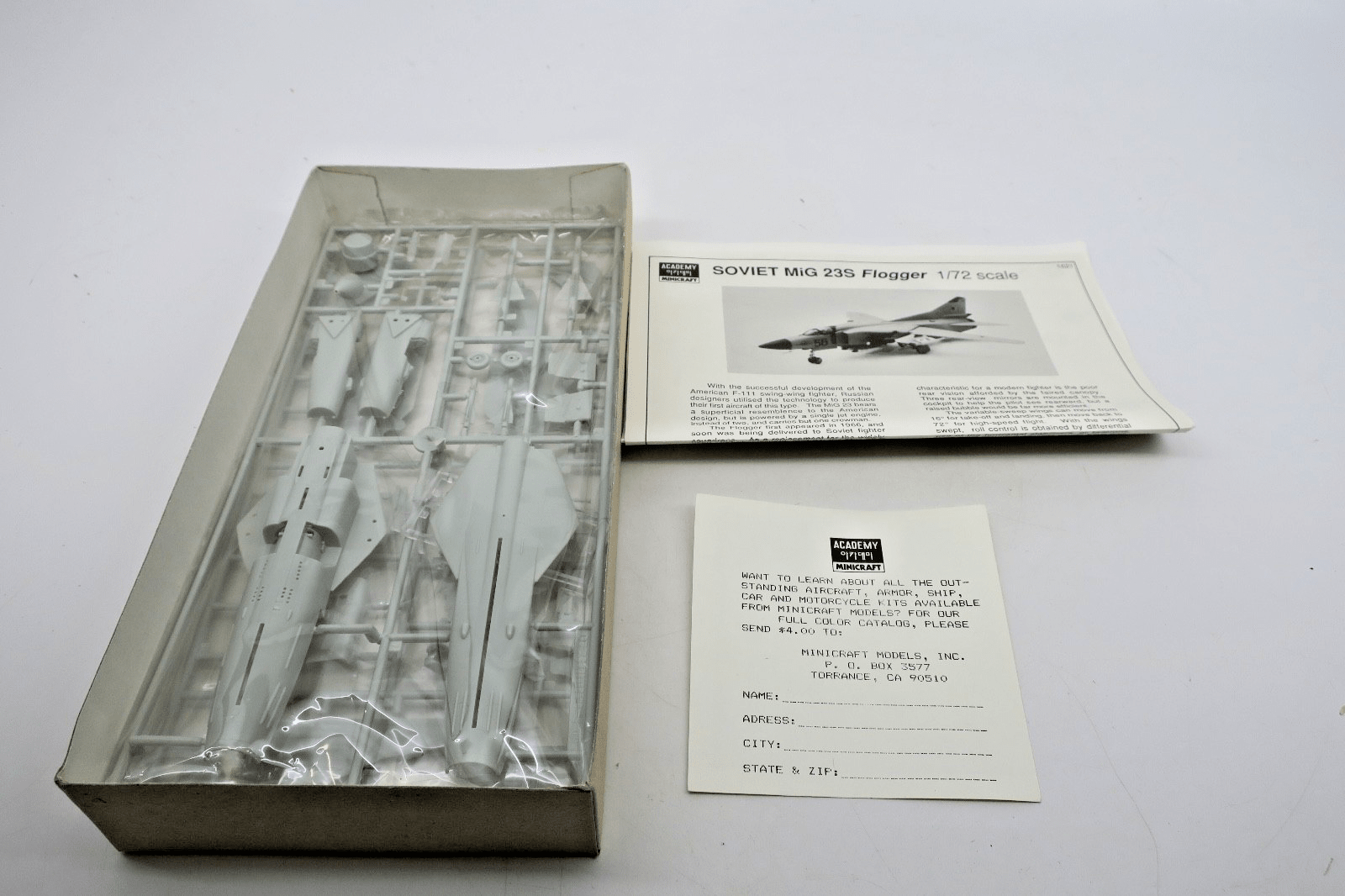 Academy 1/72 MiG - 23S Flogger - B Model Kit - WISE GUYS HOBBIES LLC