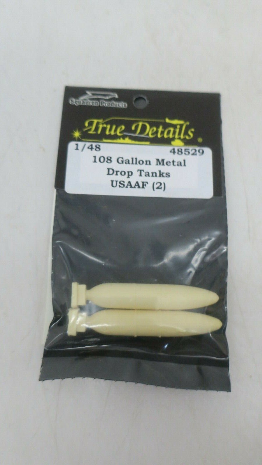 SQUADRON PRODUCTS 48529 108 Gallon Metal drop tanks USAAF (2) - WISE GUYS HOBBIES LLC
