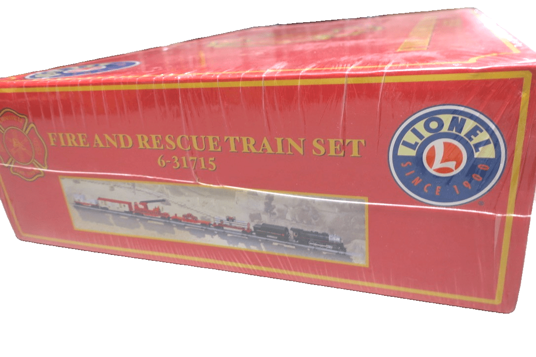 LIONEL 6-31715 FIRE AND RESCUE TRAIN SET O-GAUGE LIONELVILLE FIRE DEPT. NIB RARE - WISE GUYS HOBBIES LLC
