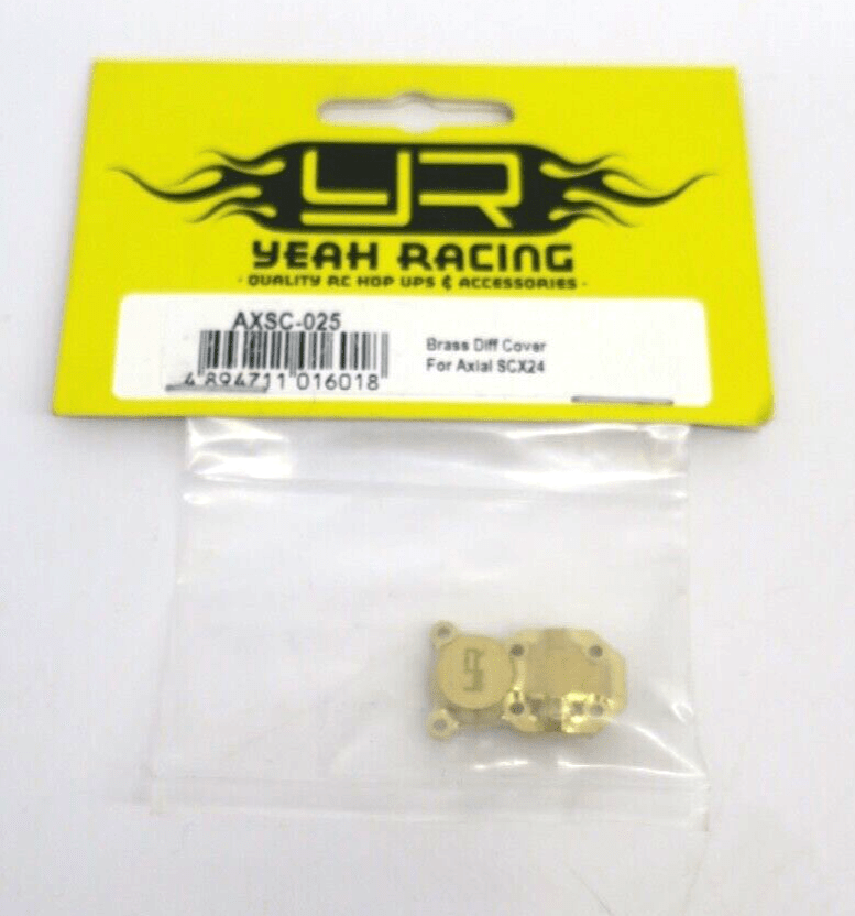 Yeah Racing AXSC-025 Brass Diff Cover : Axial SCX24 - WISE GUYS HOBBIES LLC