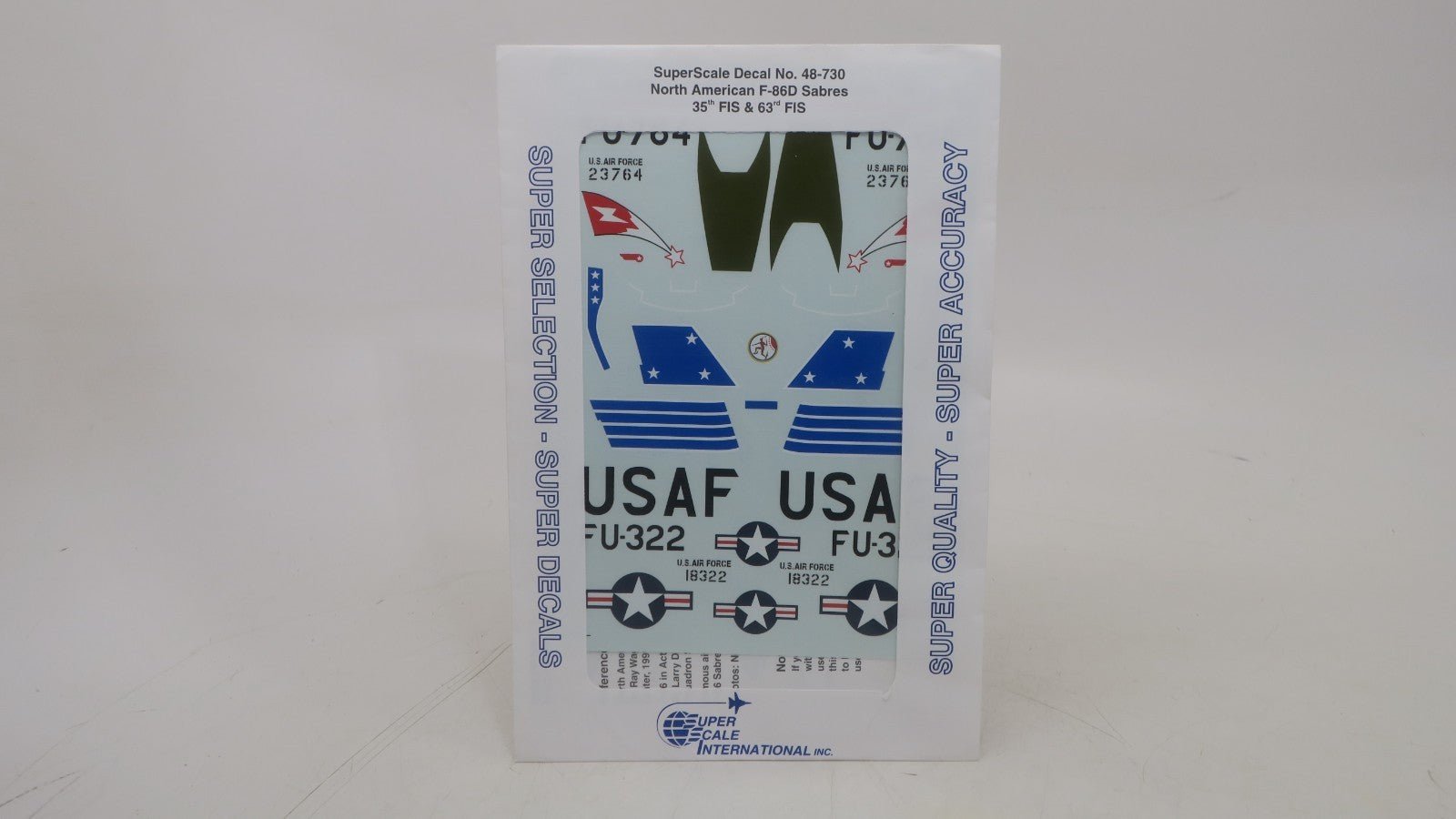 Super Scale International 1/48 North American F-86D Sabres Decals 48-730 - WISE GUYS HOBBIES LLC