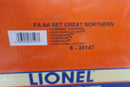 Lionel 6 - 38147 TMCC Great Northern Alco FA - 2 diesel loco AA set 278A 279A - WISE GUYS HOBBIES LLC