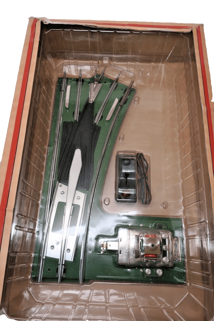 MTH Lionel Standard Gauge Switch 11 - 99074 Right Wide Radius Green Base New - WISE GUYS HOBBIES LLC