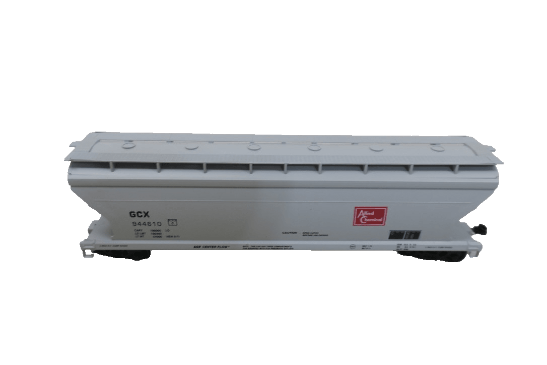 McKean Models 944610 HO Allied Chem 47' 3 Bay Covered Hopper - WISE GUYS HOBBIES LLC