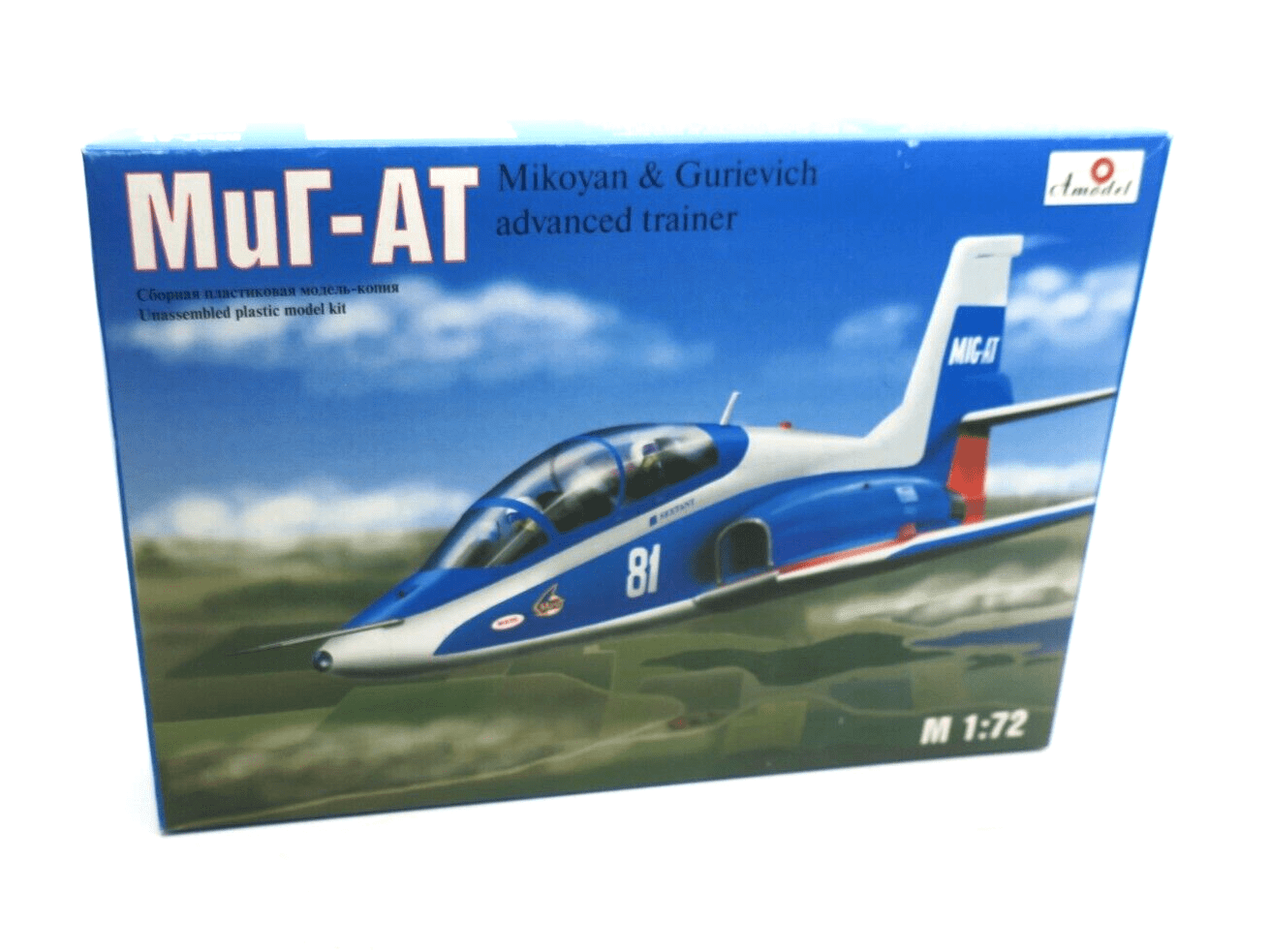 Amodel 1/72 Scale MiG-AT Advanced Trainer Model Kit - WISE GUYS HOBBIES LLC