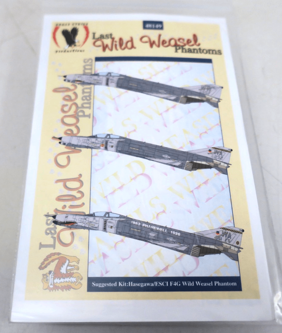 Eagle Strike - Last Wild Weasel Phantoms Decals 48149 - WISE GUYS HOBBIES LLC