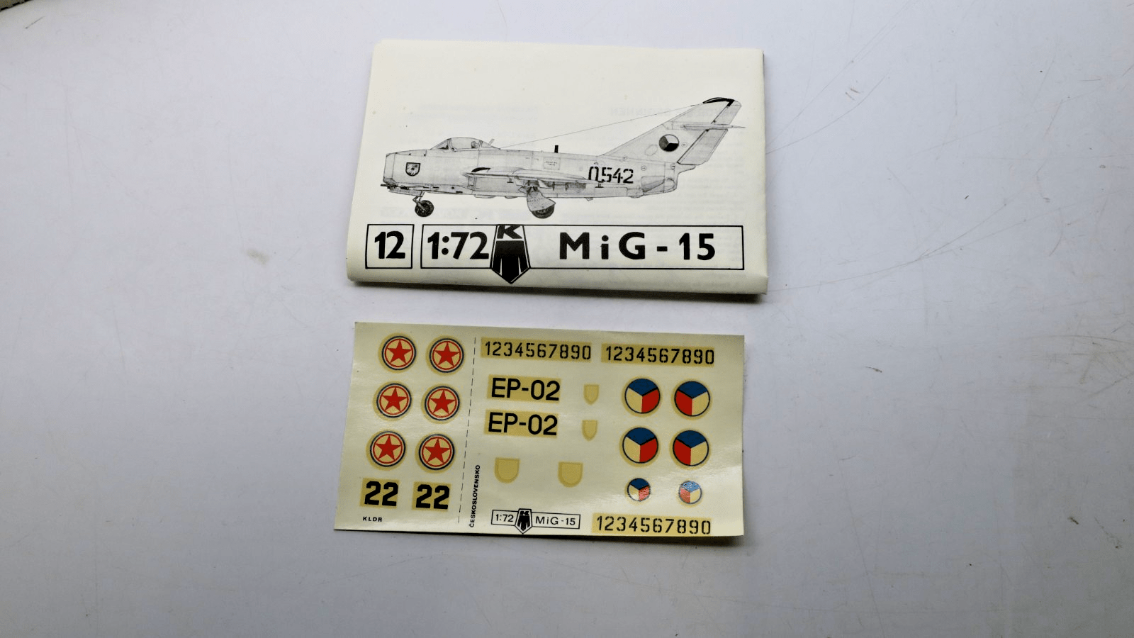 KP 1/72 MiG - 15 Model Kit 12 - WISE GUYS HOBBIES LLC