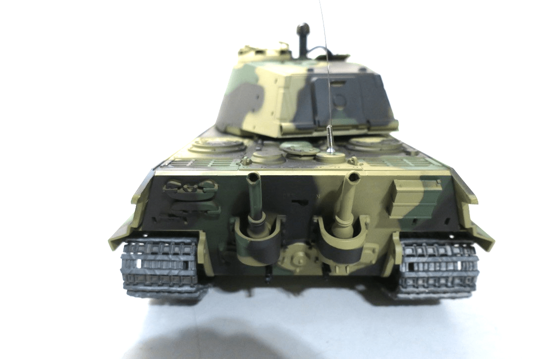 Henglong 1/16 RC ARTR King Tiger Cannon Smoking Metal Tracks - WISE GUYS HOBBIES LLC