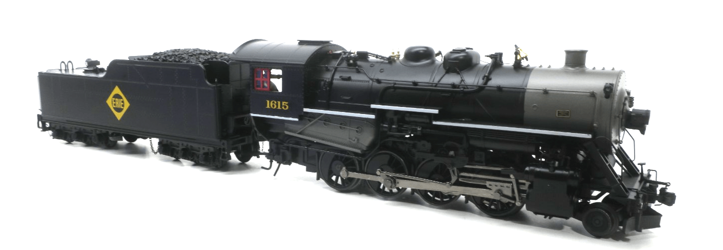 MTH 20-3099-1 Erie 2-8-0 H-9 Consolidation Steam Locomotive Upgraded to PS3 - WISE GUYS HOBBIES LLC