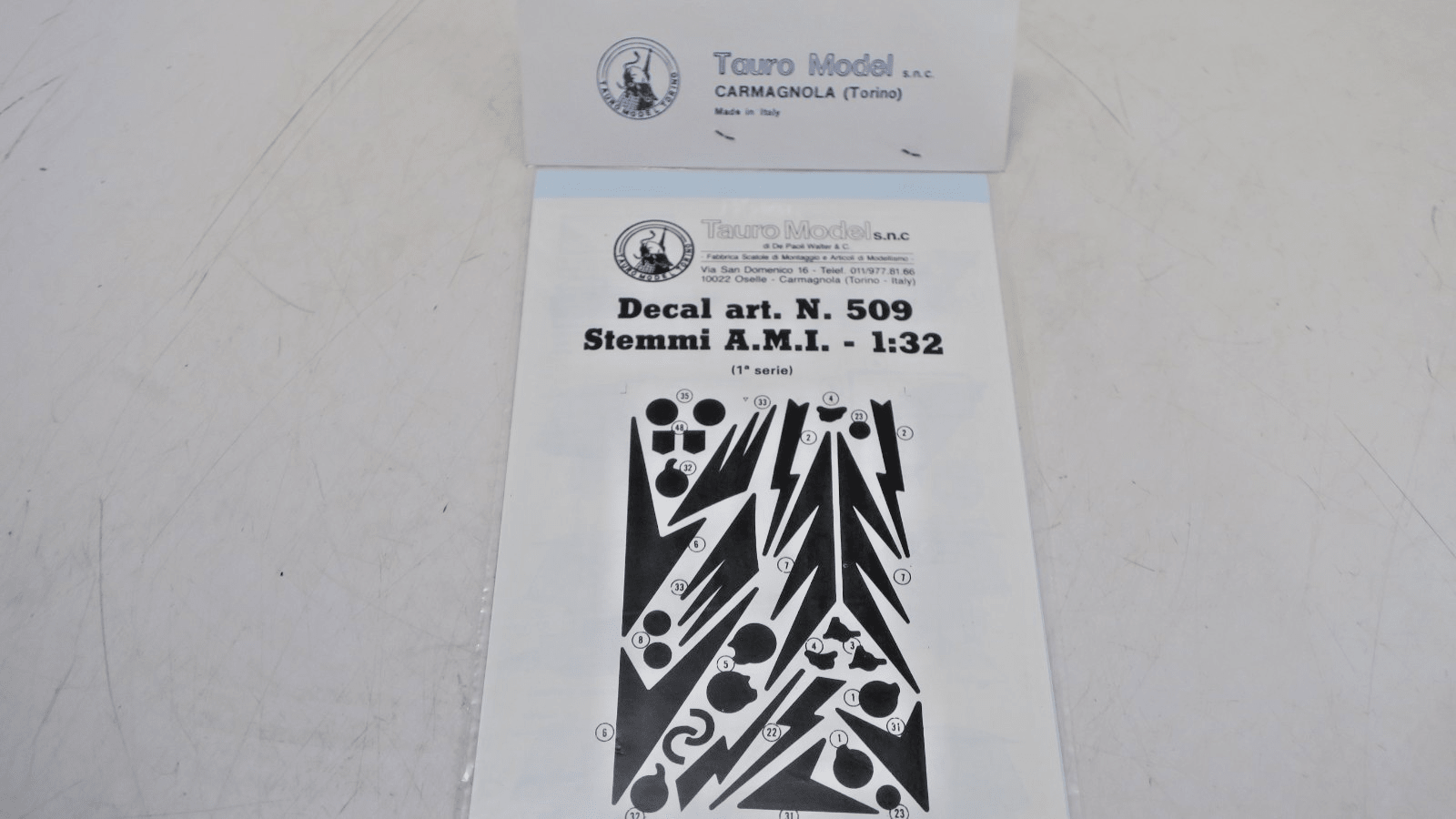 Tauro Model 1/32 Stemmi A.M.I. 509 - WISE GUYS HOBBIES LLC