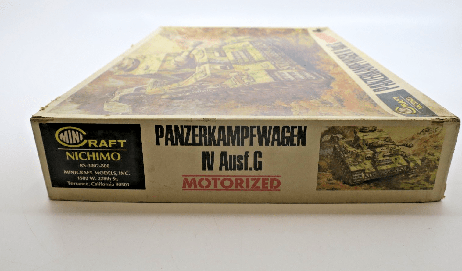 Nichimo 1/30 Panzerkampfwagemn IV Ausf. G Motorizerd Model Kit - WISE GUYS HOBBIES LLC