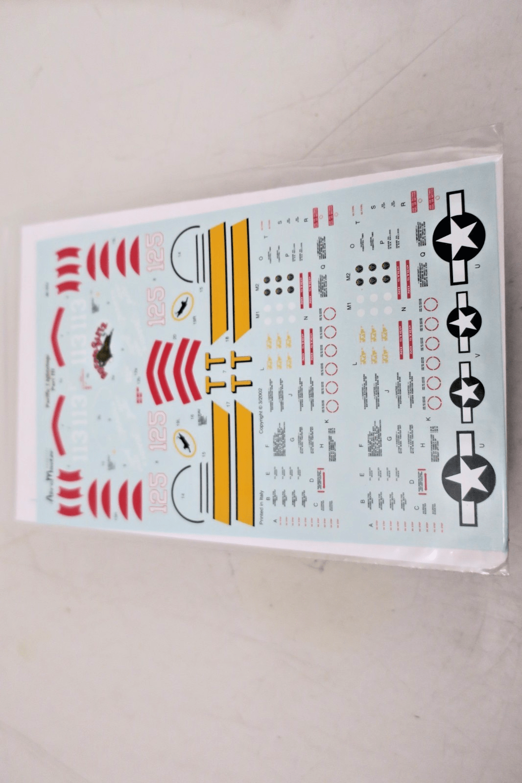 Aeromaster Decals 48 - 554 - Pacific Lightnings Part III - WISE GUYS HOBBIES LLC