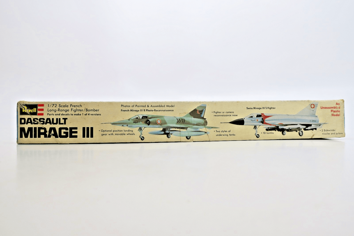Revell 1/72 Dassault Mirage III Model Kit 0225 - WISE GUYS HOBBIES LLC