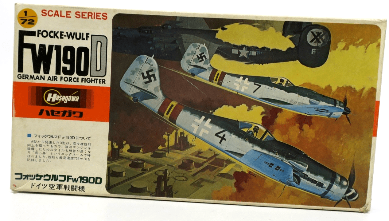 Hasegawa 1/72 Focke - Wulf Fw190D Model Kit - WISE GUYS HOBBIES LLC