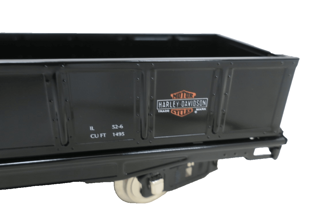 MTH 10-21 Harley-Davidson 200 Series Std. Gauge Gondola Car Production Sample - WISE GUYS HOBBIES LLC