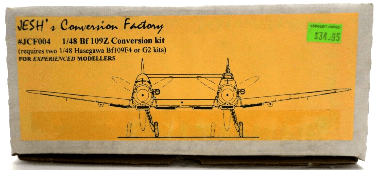 Jesh's Conversion Factory 1/48 Bf-109Z Conversion Kit JCF004 - WISE GUYS HOBBIES LLC