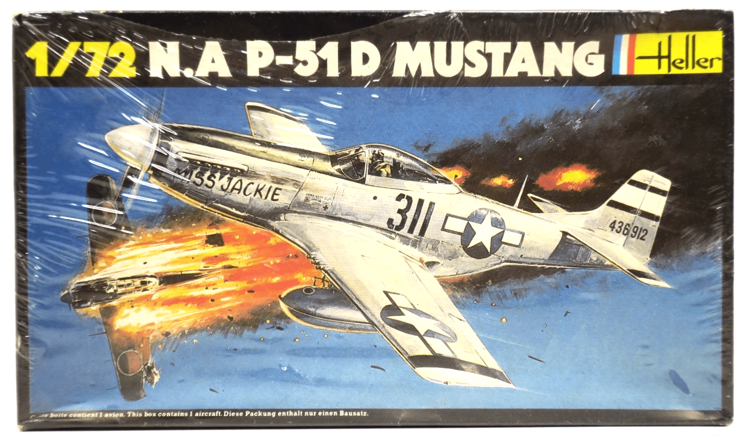 Heller 1/72 N.A. P-51D Mustang Model Kit 268 - WISE GUYS HOBBIES LLC