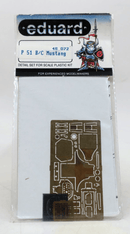Eduard Photo Etch 1/48 P 51 B/C Mustang Detail Set 48 - 072 - WISE GUYS HOBBIES LLC