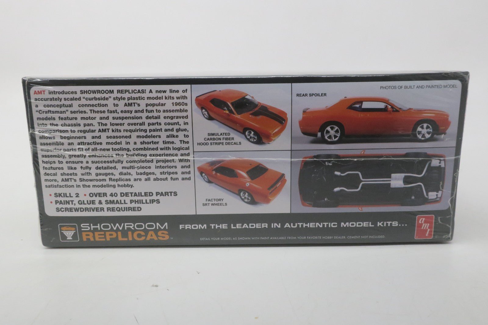 AMT 1/25 2008 Dodge Challenger SRT8 Plastic Model Kit AMT-615 SEALED - WISE GUYS HOBBIES LLC