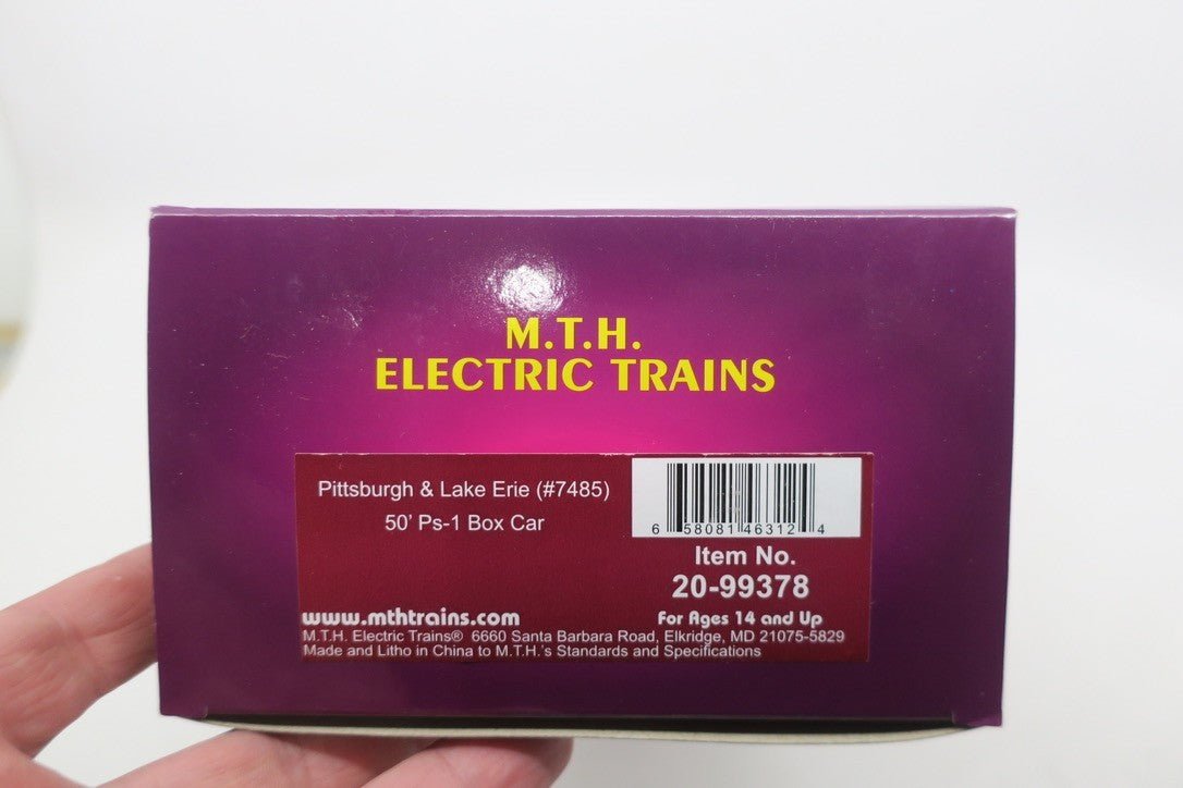 MTH 20-99378 Pittsburgh & Lake Erie 50' Ps-1 Box Car, O Gauge - WISE GUYS HOBBIES LLC