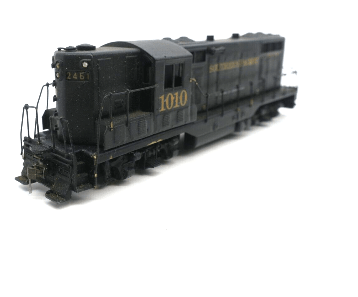 Vintage TENSHODO DIESEL SWITCHER GP-7 Southern Pacific LOCOMOTIVE TRAIN - WISE GUYS HOBBIES LLC
